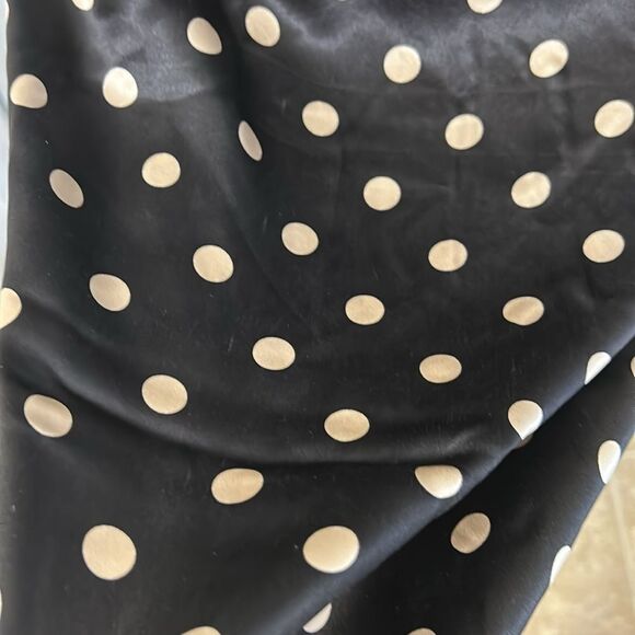 Elizabeth McKay Polka Dot Tie Waist Mini Silk Dress(Size 4) - Picture 13 of 14
